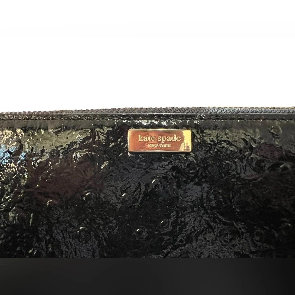 Kate Spade Riverside Street Ostrich Neda‎ Zip Around Wallet